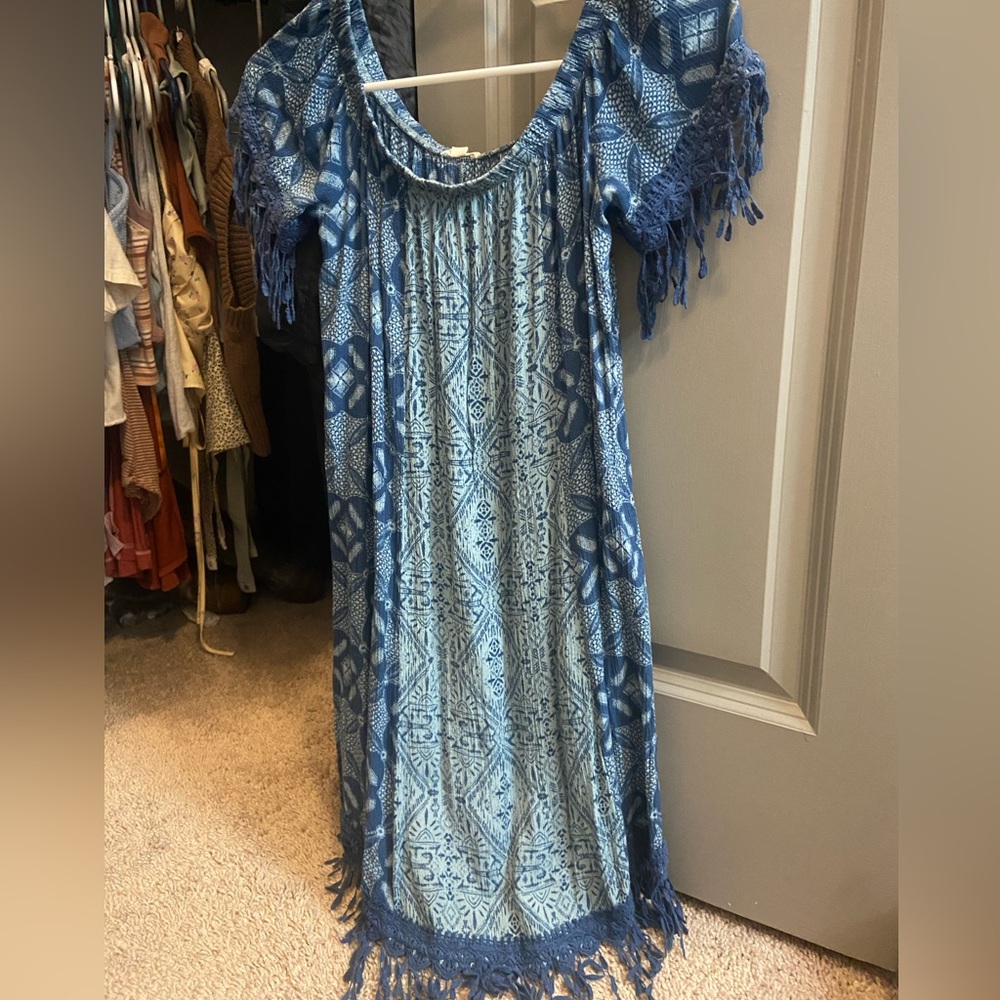 Off the shoulder summer dress